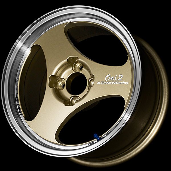 Advan ONI2 14X7.0 +30 4x100 Machining and Champagne Gold Wheel