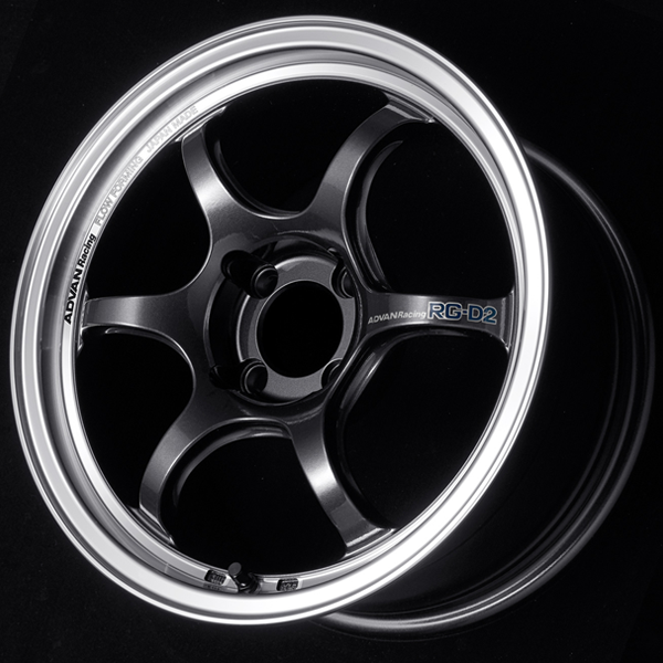 Advan RG-D2 17x9.0 +45 5x114.3 Machining and Black Gunmetallic Wheel