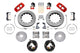 Wilwood 20-23 Chevy Corvette C8 Aero4 Black Rear Big Brake Kit - Slotted