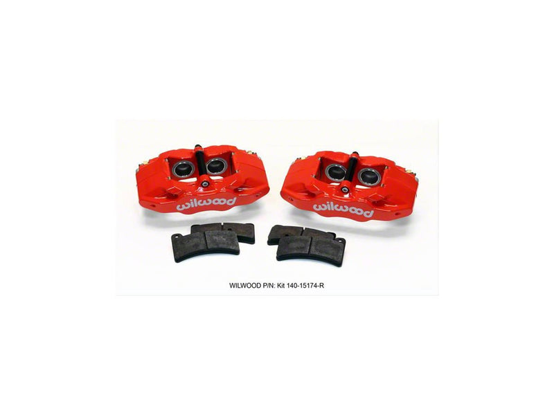 Wilwood 97-04 Chevrolet Corvette C5 DPC56 Rear Caliper Kit - Red