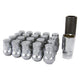 Wheel Mate Muteki SR35 Close End Lug Nuts w/ Lock Set - Black 12x1.50 35mm