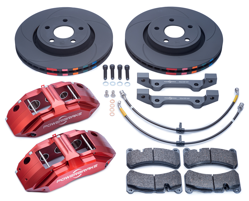 Wilwood 22-23 Mercedes-Benz Sprinter AWD 2500 Rear Aero4-DM 13.25in Kit w/ Lines - Red