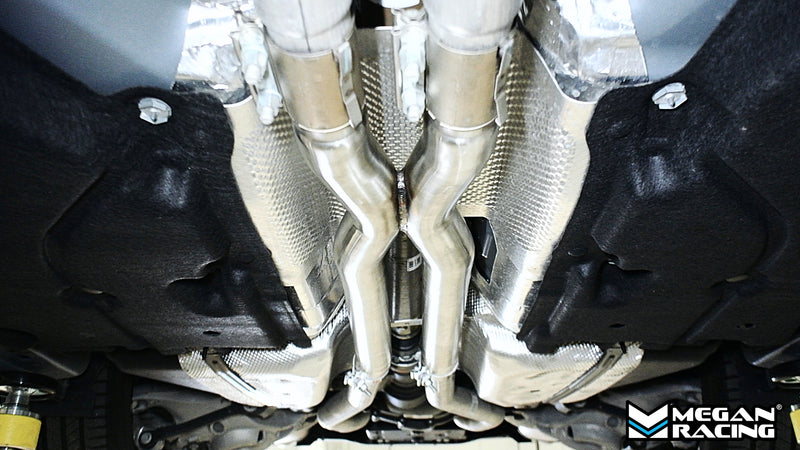 Megan Racing Ford Mustang 15-23 / 2024+ (GT, Dark Horse) X-Pipe - LW-MIDPIPE-FM24-X